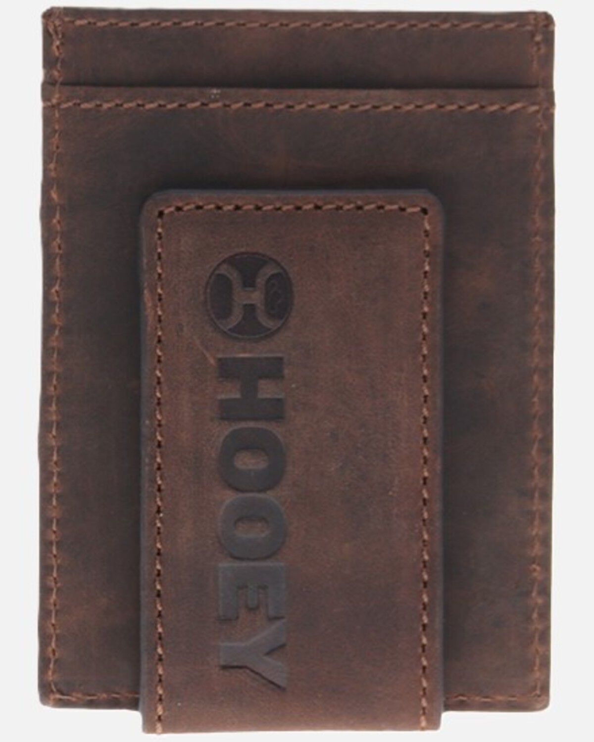 Image #2 - Hooey Men's Wyatt Money Clip, Brown, hi-res