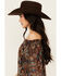 Image #2 - Shyanne Women's Printed Off The Shoulder Peasant Top, Dark Brown, hi-res
