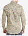 Image #2 - Rock & Roll Denim Men's Paisley Print Long Sleeve Snap Stretch Western Shirt, Teal, hi-res
