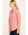 Image #3 - Ariat Women's Boot Barn Exclusive FR Talitha Plaid Long Sleeve Work Shirt, Red, hi-res