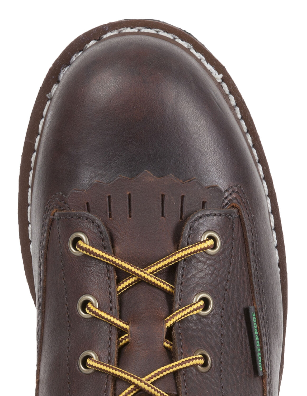 Image #6 - Georgia Boot Men's Waterproof 8" Low Heel Logger Work Boots - Soft Toe, Chocolate, hi-res