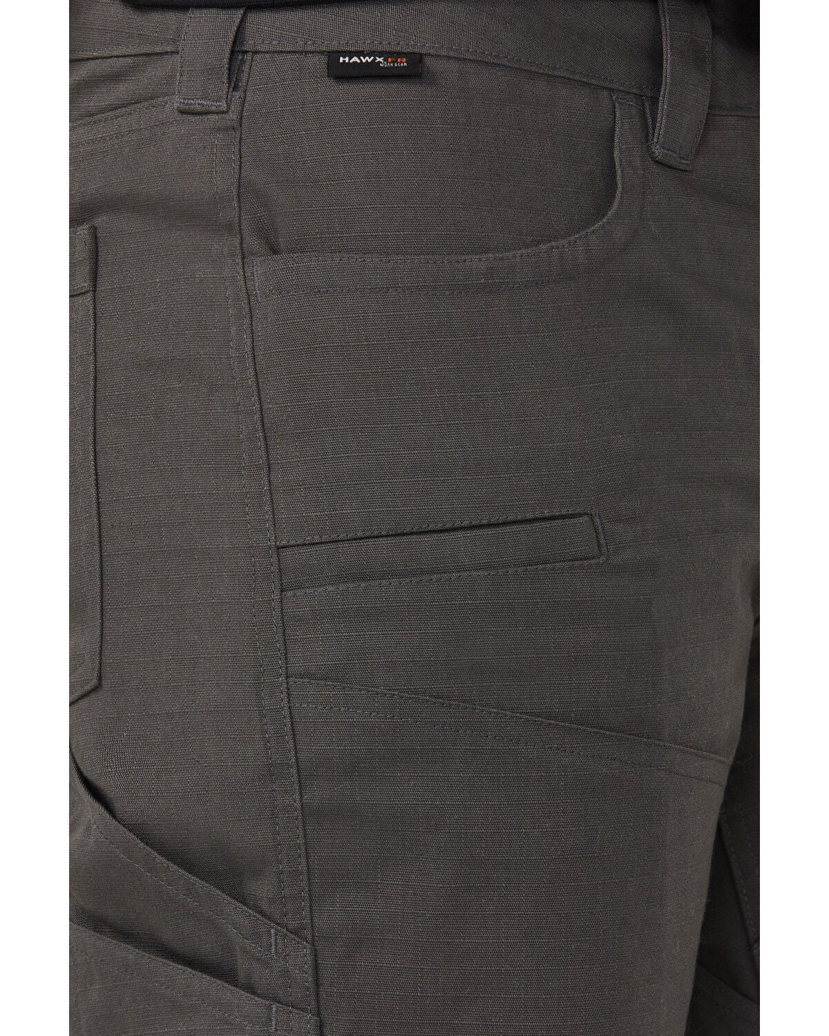Image #2 - Hawx Men's FR Double Front Ripstop Pants - Big, Charcoal, hi-res