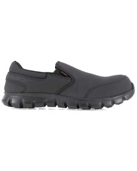 Image #2 - Reebok Men's Sublite Cushion Work Shoes - Composite Toe, Black, hi-res