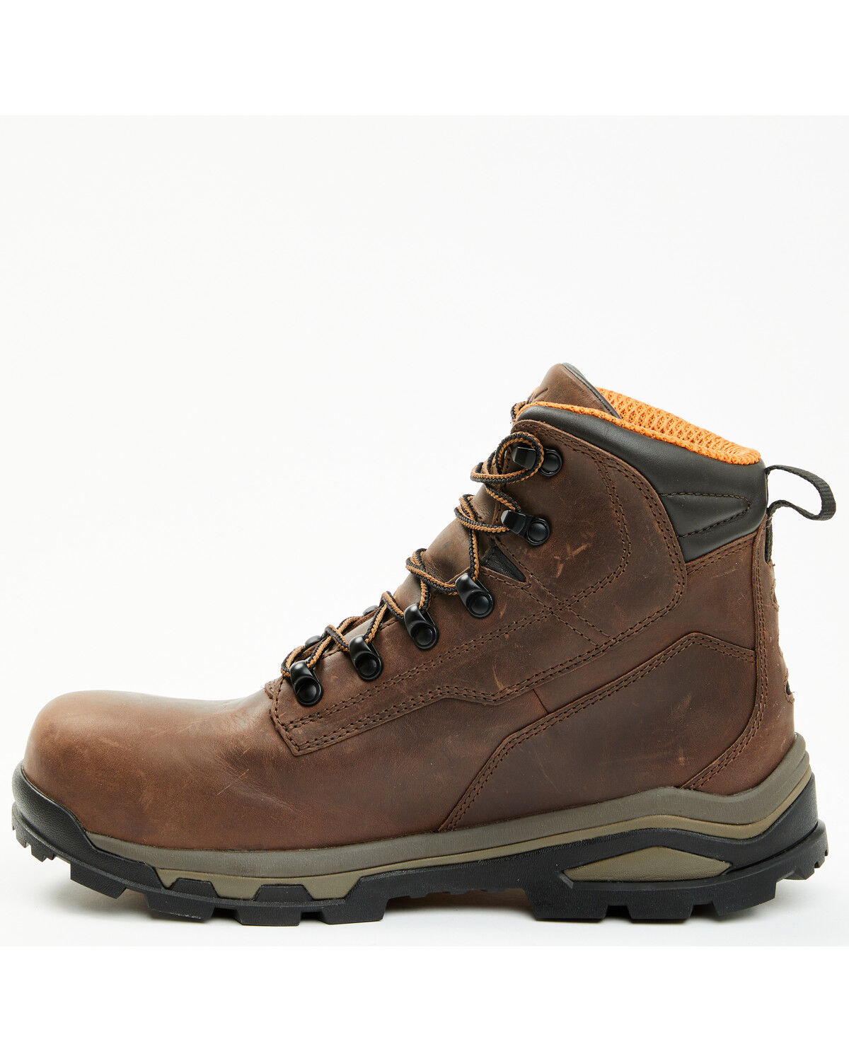 Image #3 - Hawx Men's Enforcer Pro Work Boots - Composite Toe, Brown, hi-res