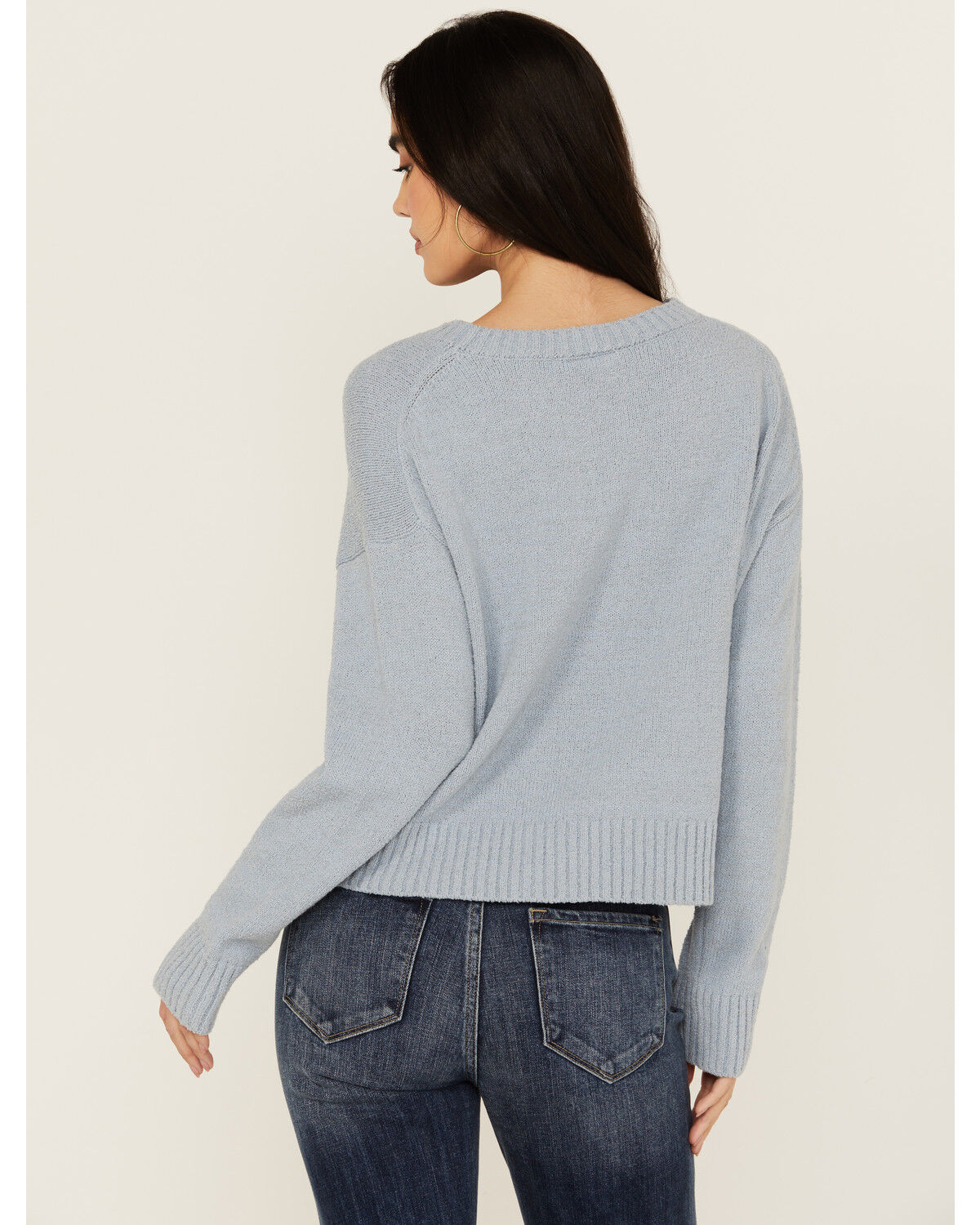 Image #4 - White Crow Women's Yeehaw Lightweight Sweater, Blue, hi-res