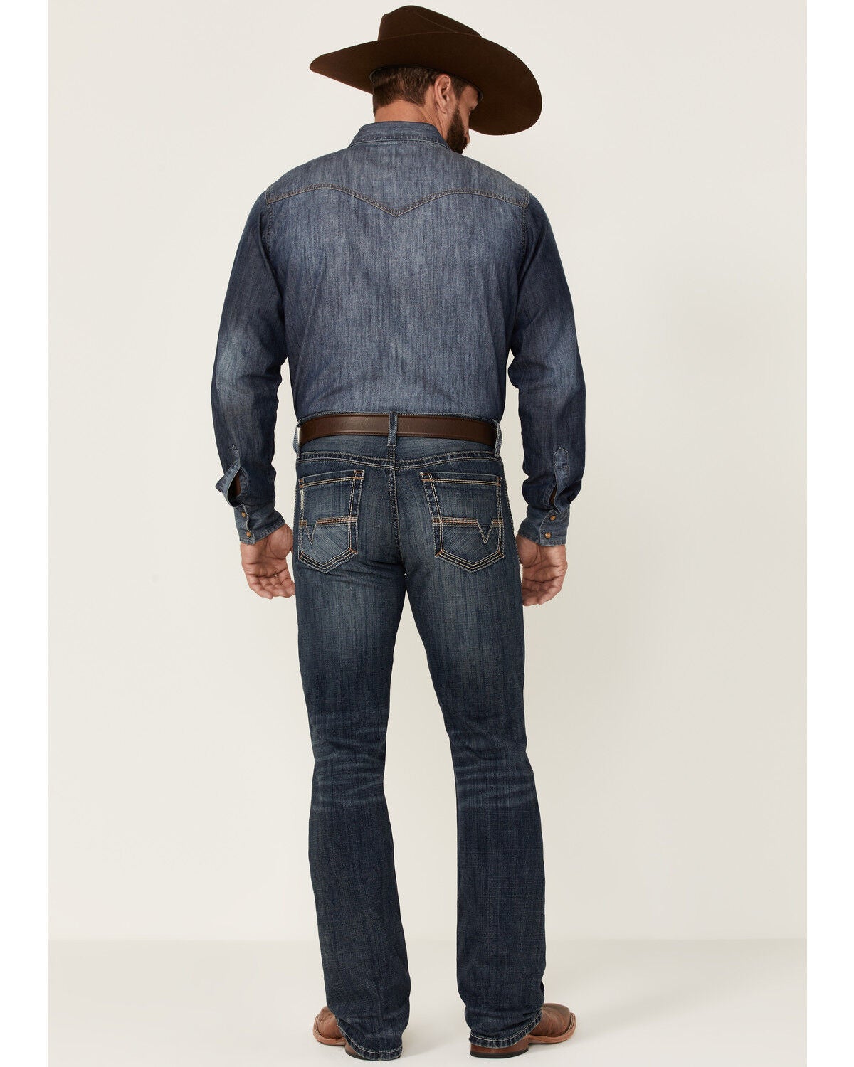 Cinch Men's Ian Dark Stonewash Stretch 