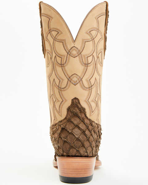 Image #5 - Cody James Men's Exotic Pirarucu Western Boots - Square Toe , Tan, hi-res