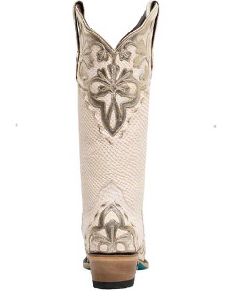 Image #5 - Lane Women's Lily Western Boots - Snip Toe , Ivory, hi-res