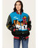 Image #1 - First Row Women's Grand Tour Varsity Jacket, Blue, hi-res