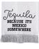 Image #2 - Totalee Gift Tequila Silver Fringe Tea Towel, Black/white, hi-res