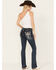 Image #1 - Grace in LA Women's Medium Wash Mid Rise Bootcut Jeans , Medium Wash, hi-res