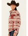 Image #2 - Shyanne Women's Untamed Southwestern Print Micro Fleece 1/4 Zip, Cream, hi-res