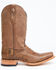Cody James Men's Python Western Boots - Square Toe, Brown, hi-res