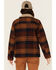 Image #4 - Lucky Brand Workwear Women's Twill Plaid Print Sherpa Lined Button-Down Work Jacket, Navy, hi-res