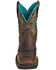 Justin Women's Mandra Chocolate Western Boots - Broad Square Toe, Chocolate, hi-res