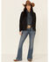 Image #2 - Ariat Women's Black Agile Logo Zip-Up Softshell Jacket, Black, hi-res