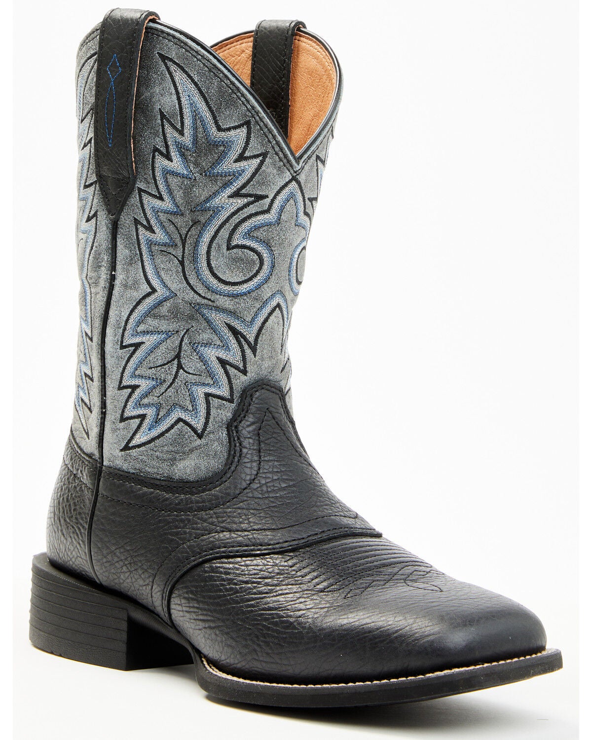 Cody James Men's Badge Xero Gravity&trade; Western Boots - Broad Square Toe, Black, hi-res