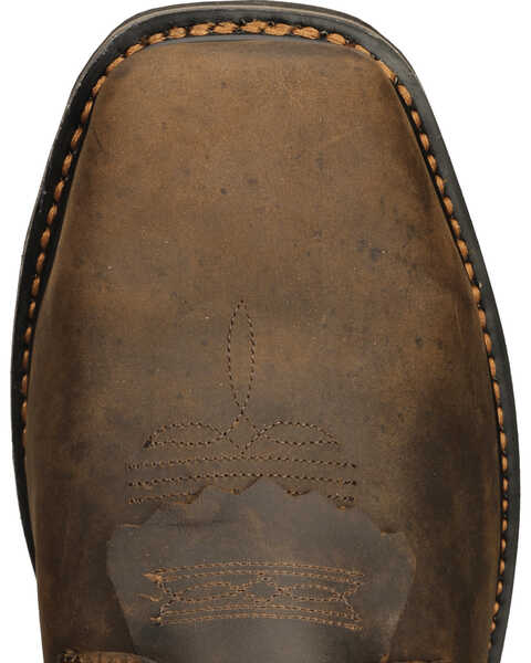 Cody James Men's 8" Lace-Up Kiltie Work Boots - Composite Toe, Brown, hi-res