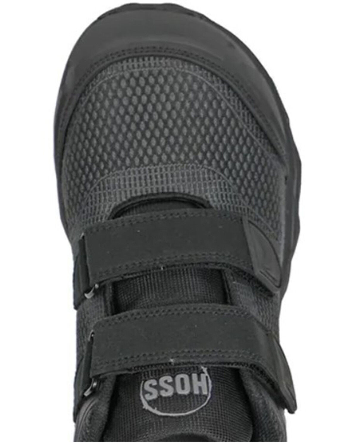 Image #6 - Hoss Men's Buster Low Velcro Waterproof Slip Resistant Work Shoes - Carbon Nano Toe, Black, hi-res