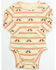 Image #1 - Wrangler Infant Boys' Cowboy Boot Long Sleeve Snap Onesie, Tan, hi-res