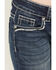 Image #4 - Shyanne Girls' Shayla Dreamcatcher Embroidered Bootcut Stretch Denim Jeans, Dark Wash, hi-res