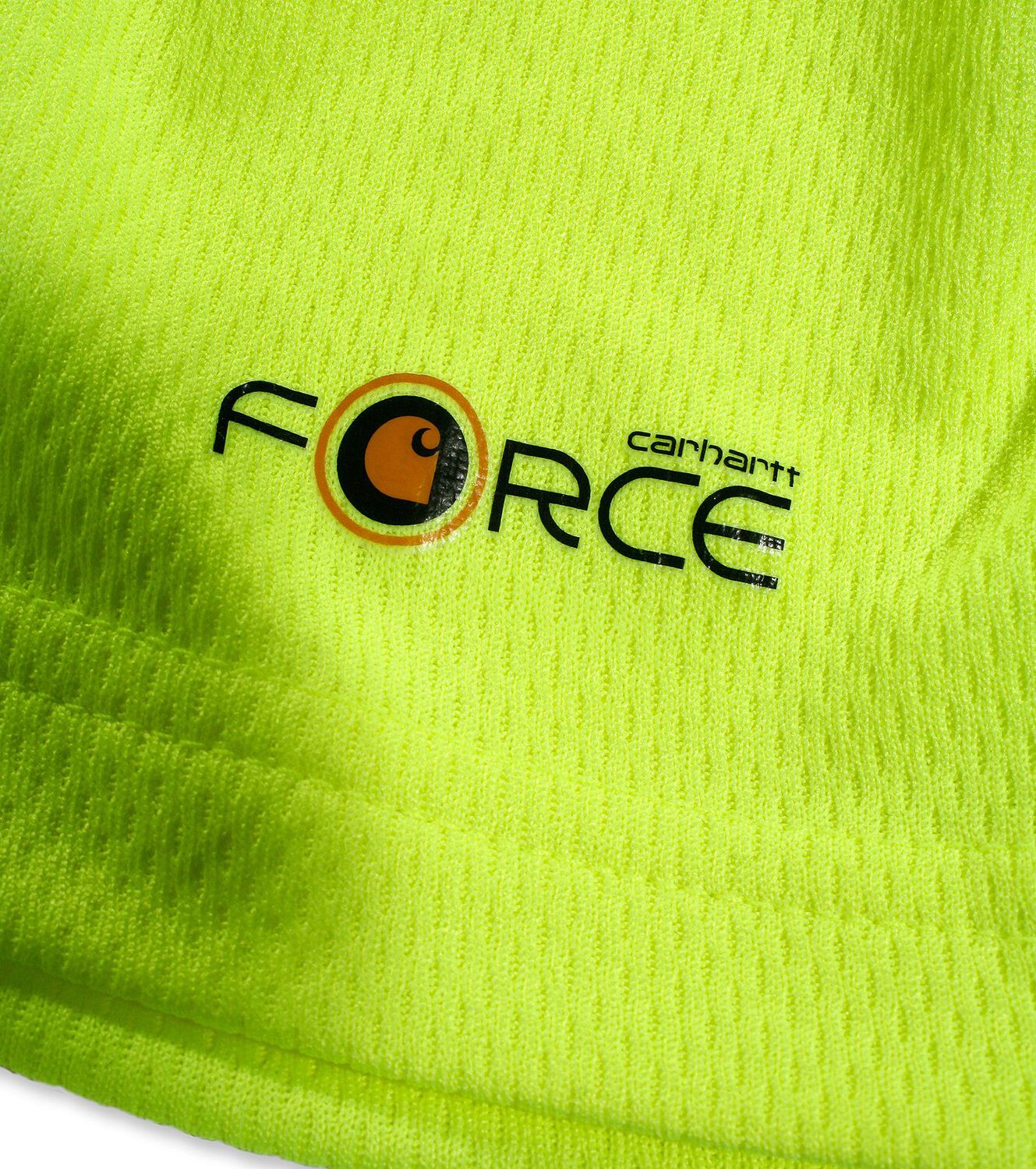 Image #4 - Carhartt Men's Solid Color-Enhanced Short Sleeve T-Shirt - Big & Tall, Lime, hi-res