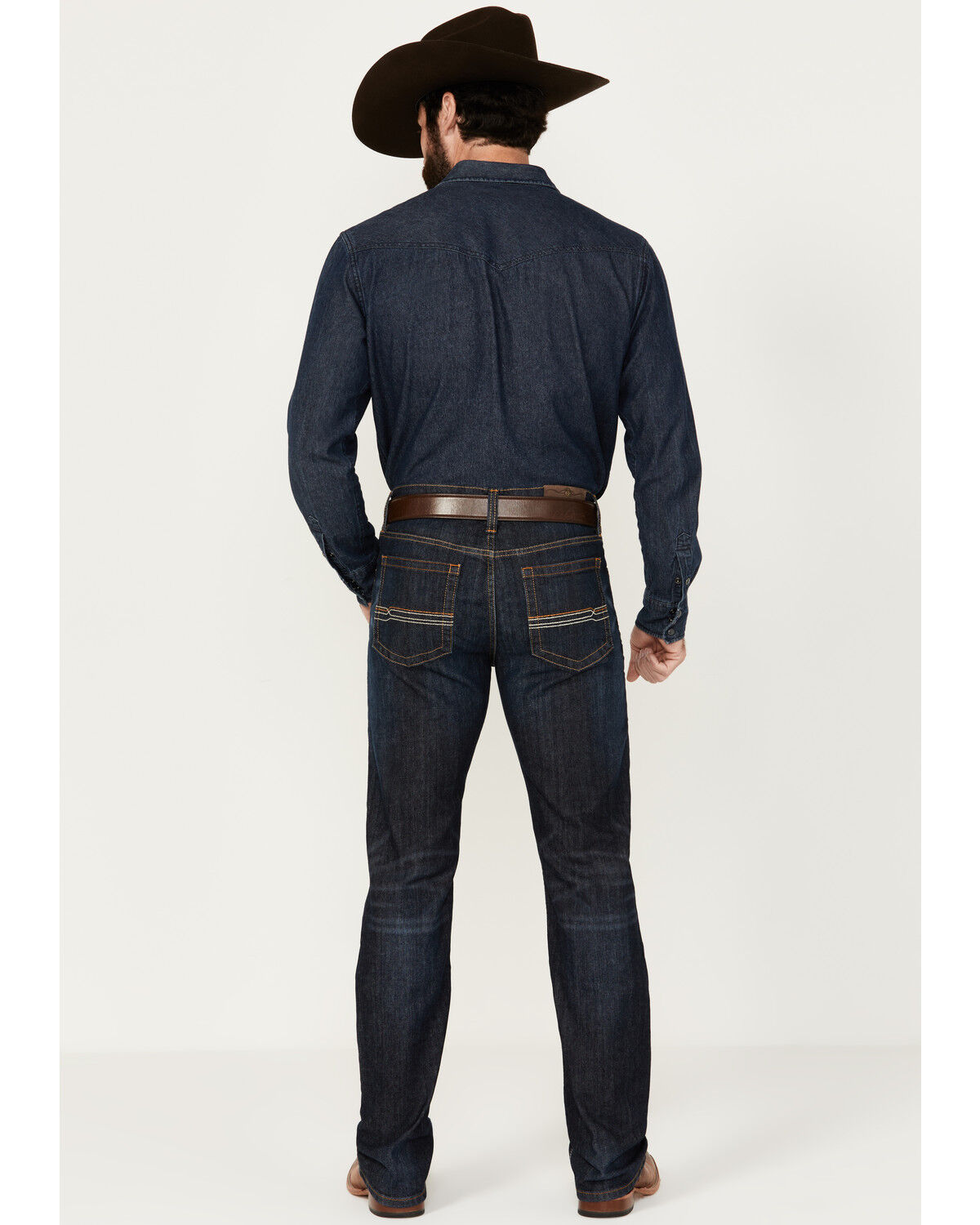 Image #4 - Cody James Men's Night Hawk Basic Dark Wash Slim Straight Stretch Denim Jeans - Tall, Blue, hi-res