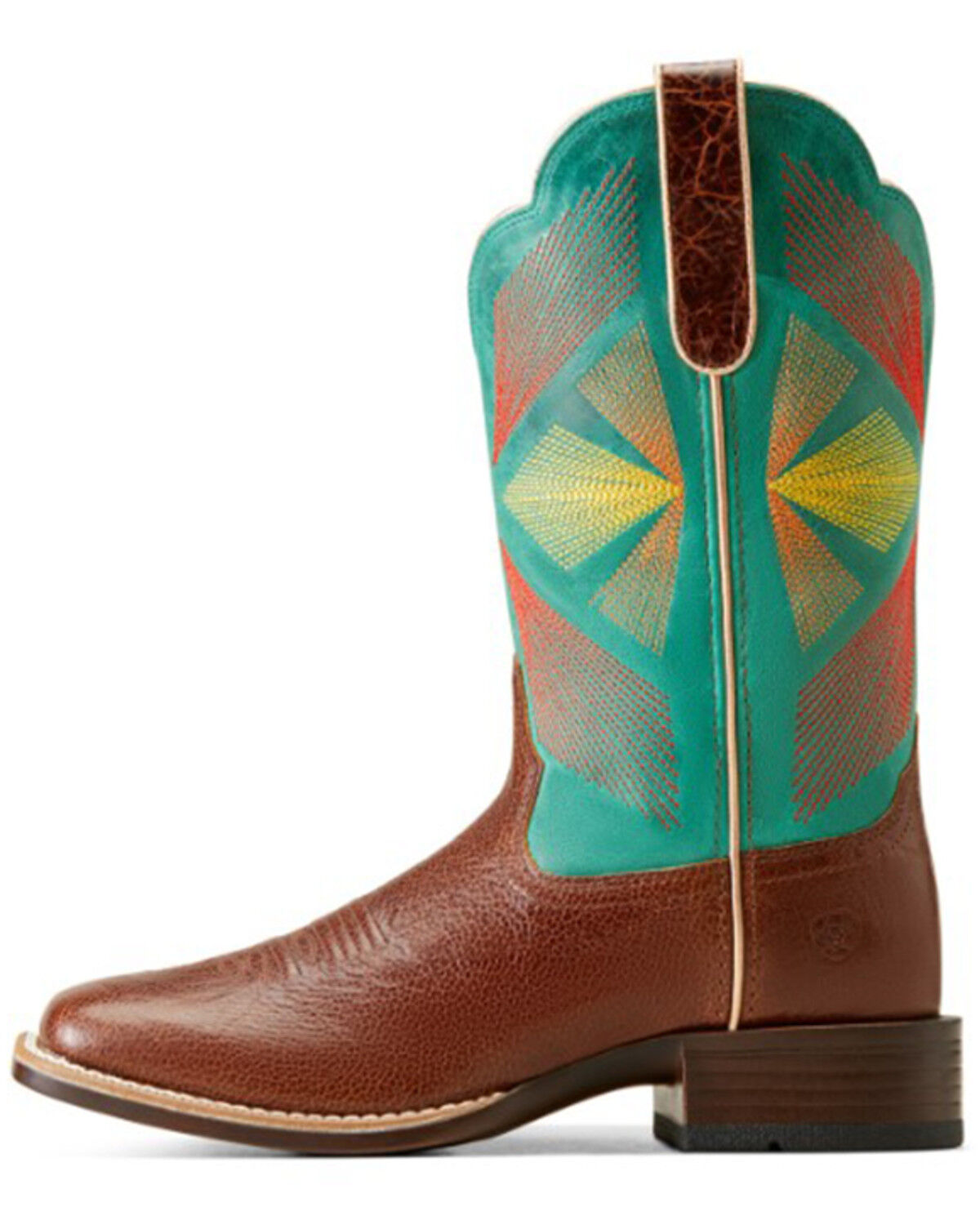 Image #2 - Ariat Women's Oak Grove Western Boots - Broad Square Toe, Brown, hi-res