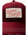 Image #2 - Idyllwind Women's Burnin' Daylight Distressed Mesh Back Ball Cap, Ruby, hi-res