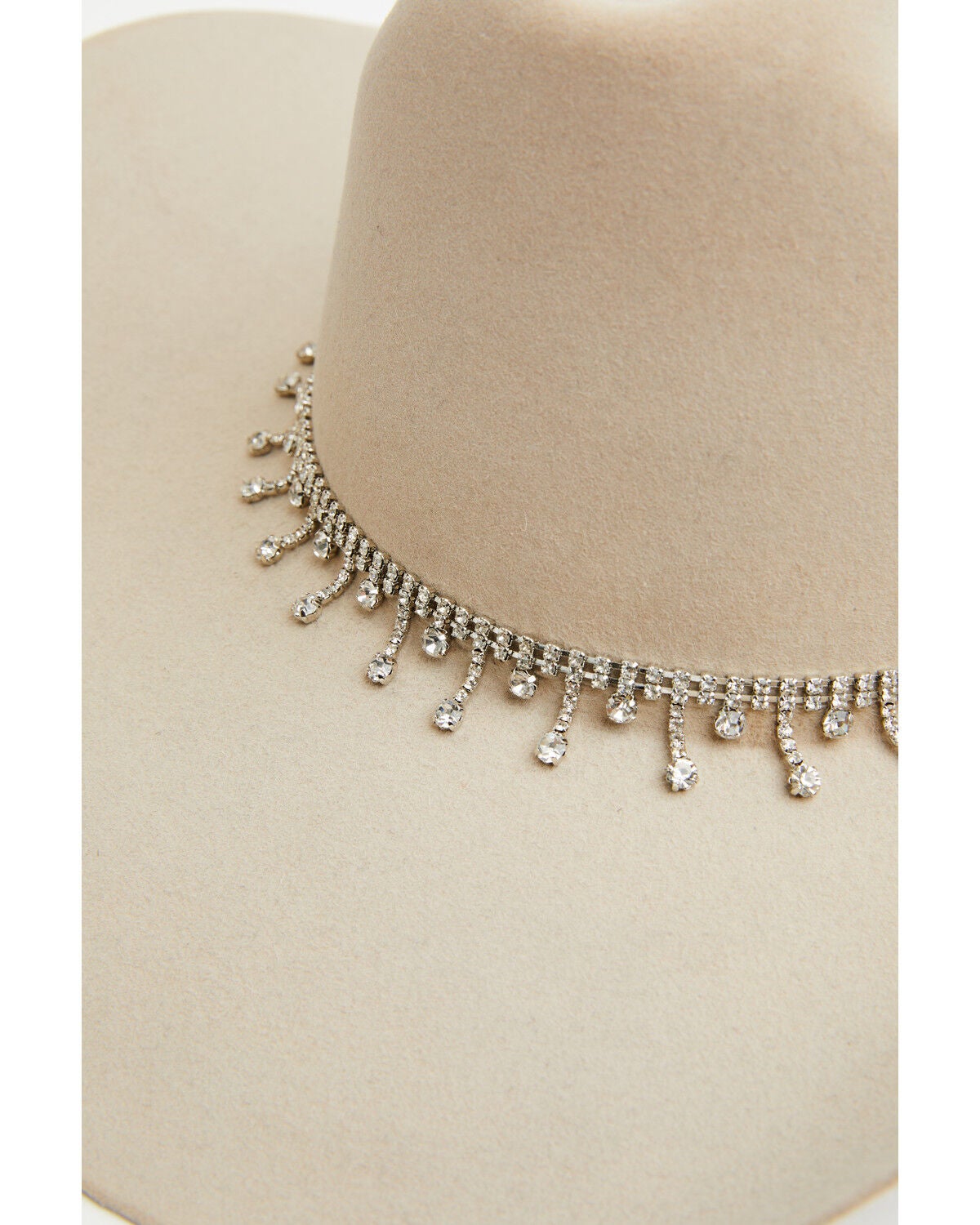 Image #2 - Shyanne Women's Dangling Rhinestone Hat Band, No Color, hi-res