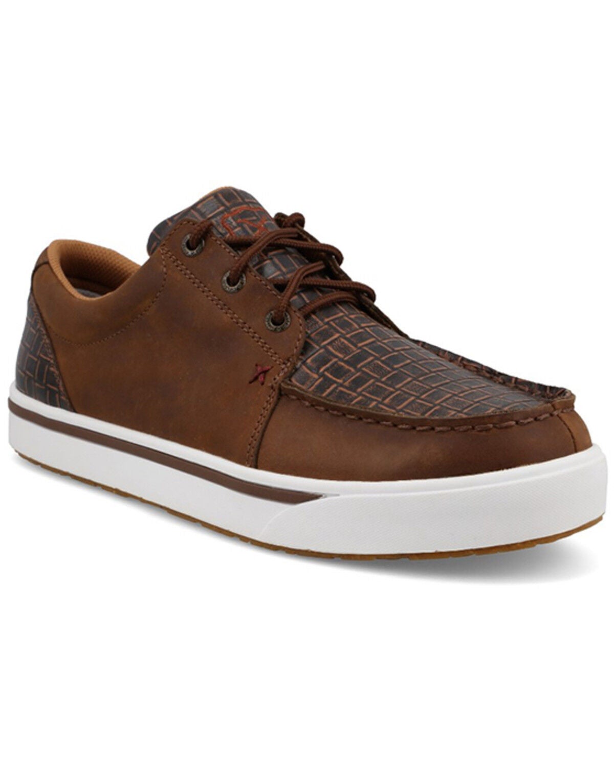 Twisted X Men's Kicks Casual Shoes - Moc Toe, Chocolate, hi-res