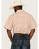 Image #4 - RANK 45® Men's Kickin Southwestern Print Short Sleeve Button-Down Western Shirt, Gold, hi-res