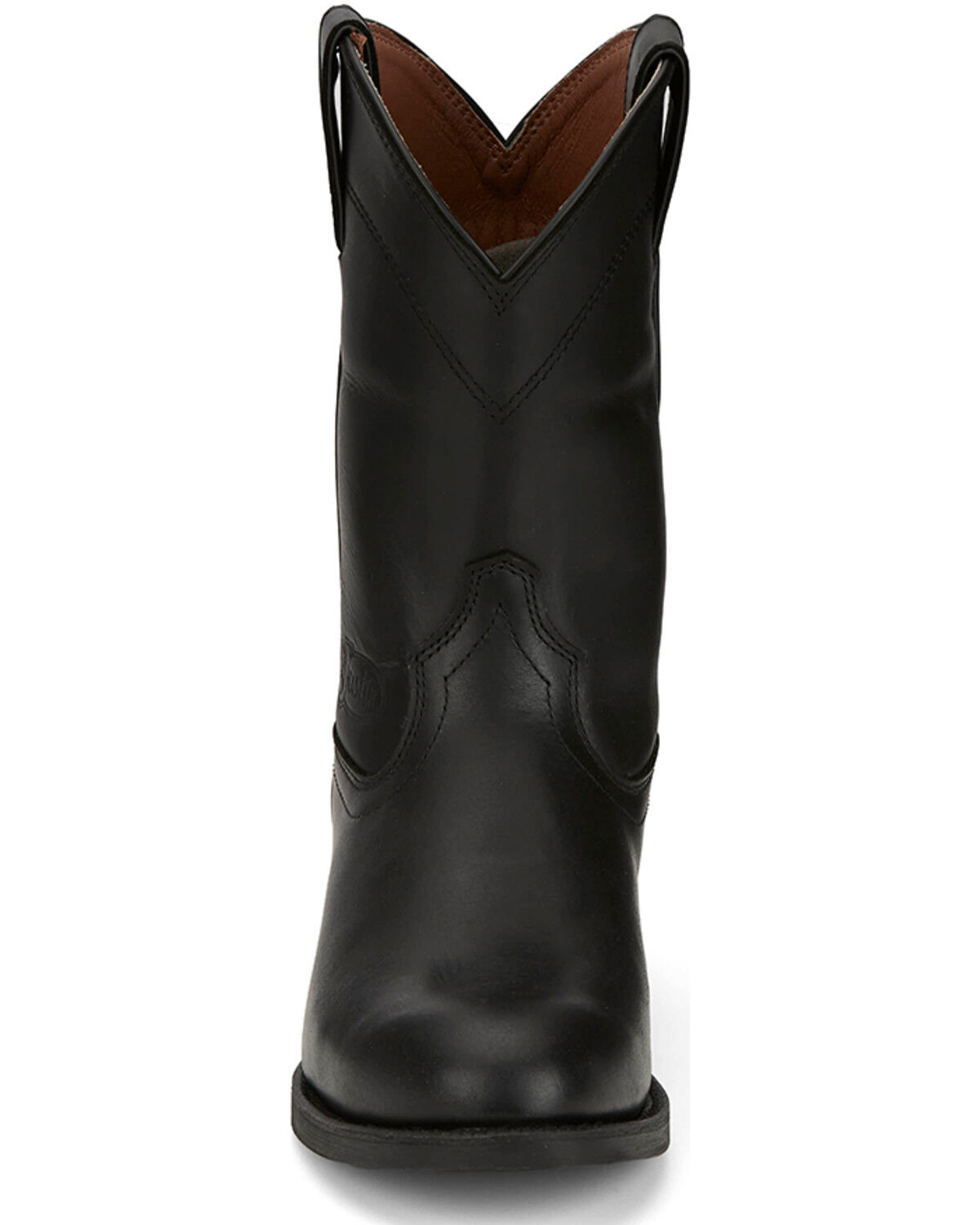 Image #4 - Justin Men's Kiligore Roper Boots - Round Toe, Black, hi-res