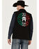 Image #4 - American Fighter Men's Loman Mexico Embroidered Zipper Vest, Black, hi-res