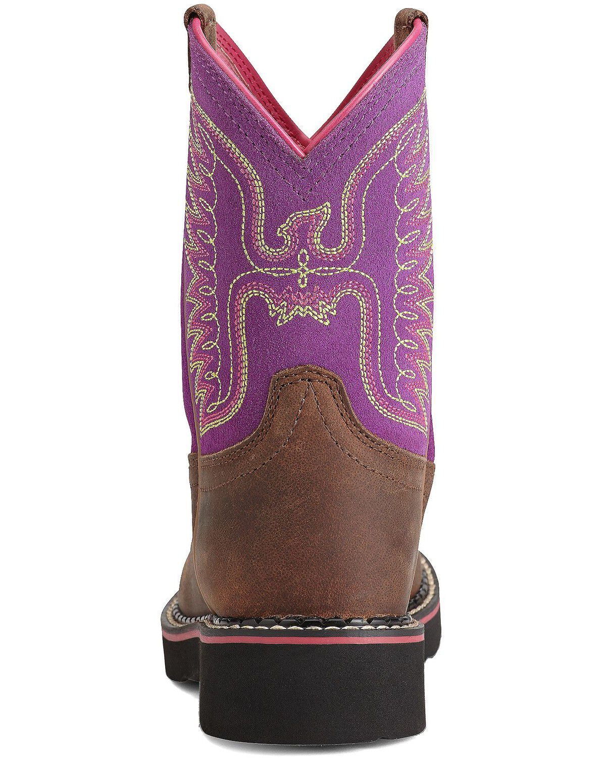 ariat boots purple