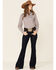 Image #2 - Cinch Women's Multi Geo Print Long Sleeve Pearl Snap Western Core Shirt, Multi, hi-res