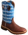 Image #1 - Twisted X Men's CellStretch Western Work Boots - Alloy Toe, Burgundy, hi-res