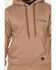 Image #3 - Lucky Brand Workwear Men's Logo Graphic Hooded Sweatshirt, Taupe, hi-res