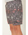 Image #2 - Hooey Boys' Printed Board Shorts, Grey, hi-res