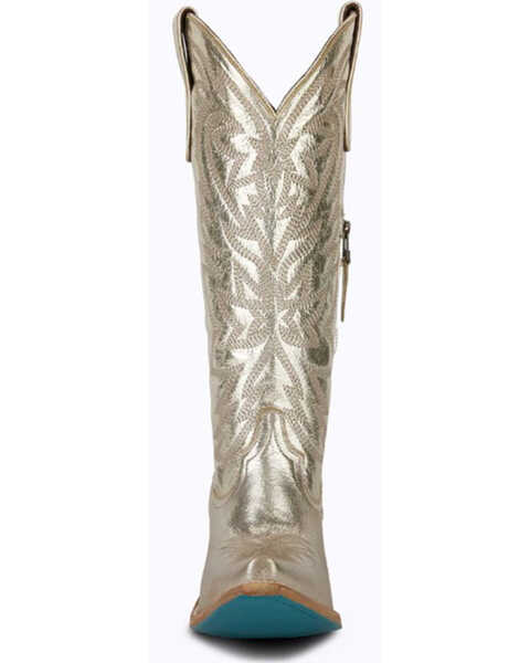 Image #4 - Lane Women's Smokeshow Metallic Tall Western Boots - Snip Toe, Gold, hi-res