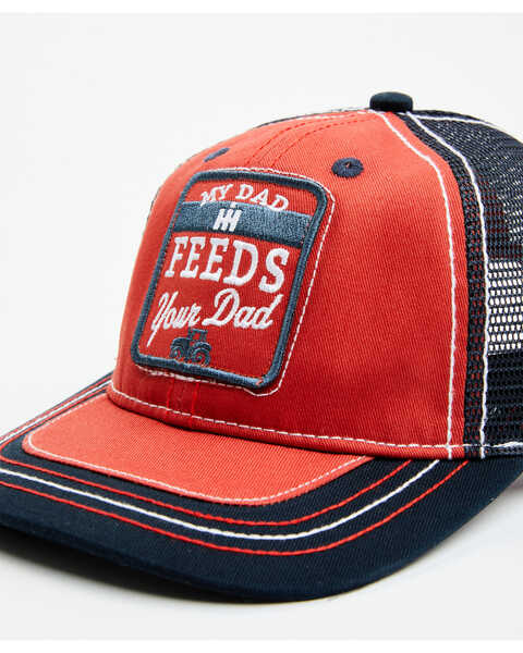 Image #2 - Case IH Toddler Boys' My Dad Feeds Your Dad Ball Cap , Red, hi-res