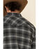 Image #5 - Resistol Men's Gray Simcoe Ombre Plaid Long Sleeve Western Shirt, Grey, hi-res