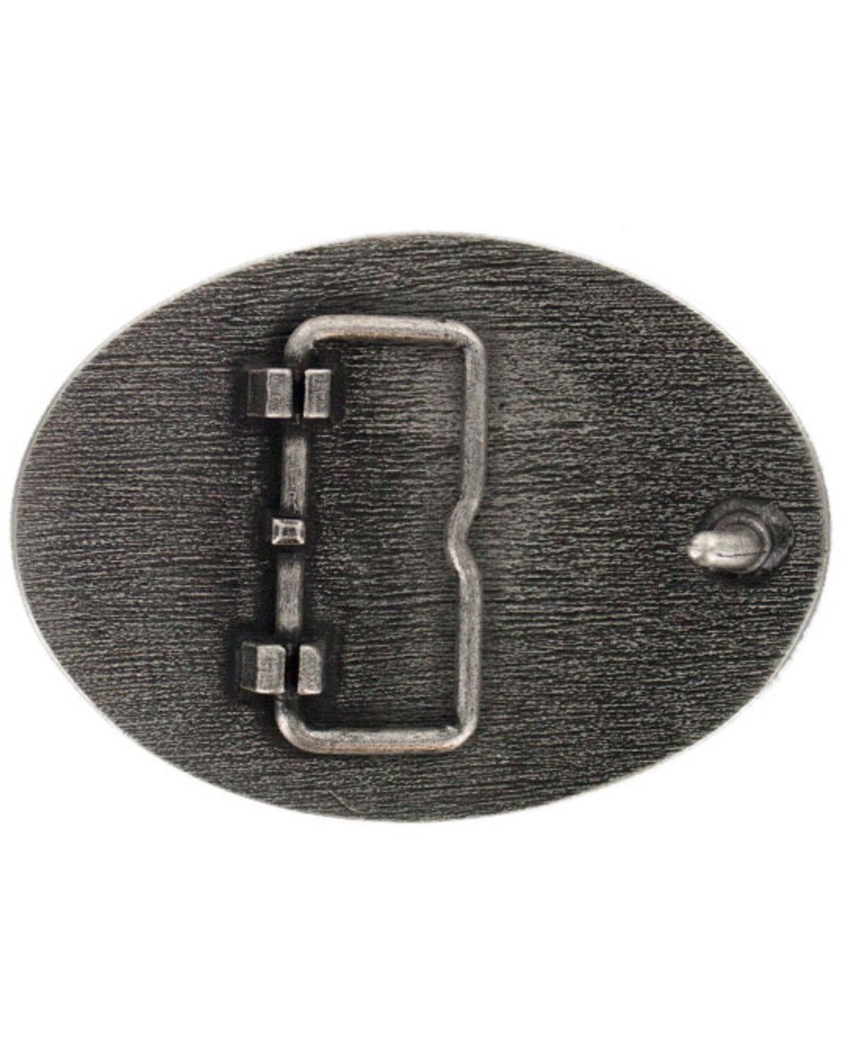 Image #2 - Cody James Men's Etched Longhorn Buckle, Silver, hi-res