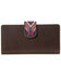 STS Ranchwear Women's Basic Bliss Chocolate Carlin Wallet , Brown, hi-res