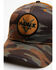 Image #2 - Hawx Men's Camo Print Circle Patch Ball Cap, Camouflage, hi-res