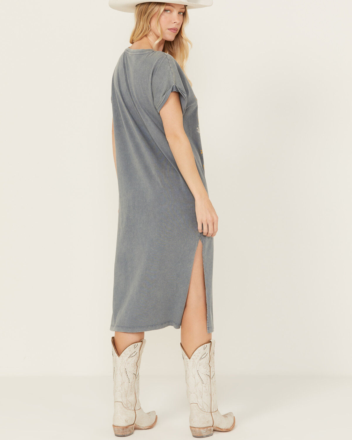 Image #4 - Cleo + Wolf Women's Midi Knit Dress, Slate, hi-res