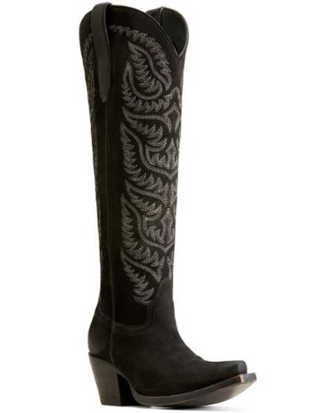 Ariat Women's Laramie StretchFit Tall Western Boots - Snip Toe , Black, hi-res
