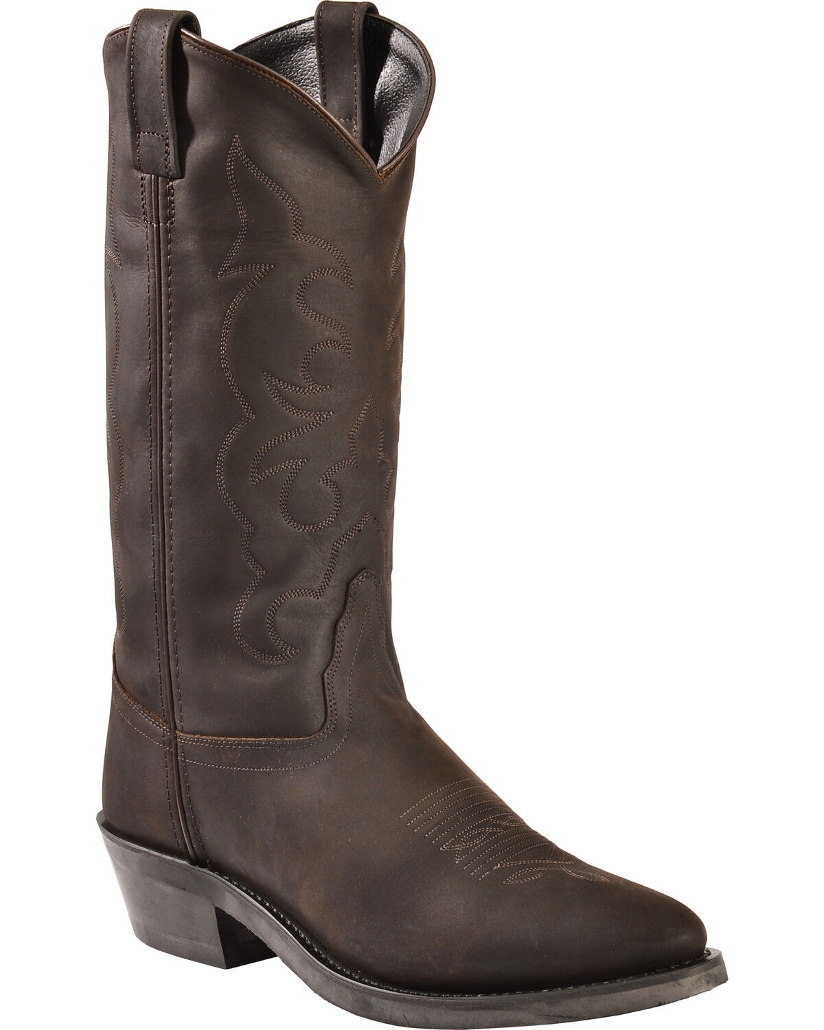 black slip resistant cowboy boots