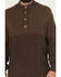 Image #3 - Cinch Men's Solid Button-Down Sweater, Brown, hi-res