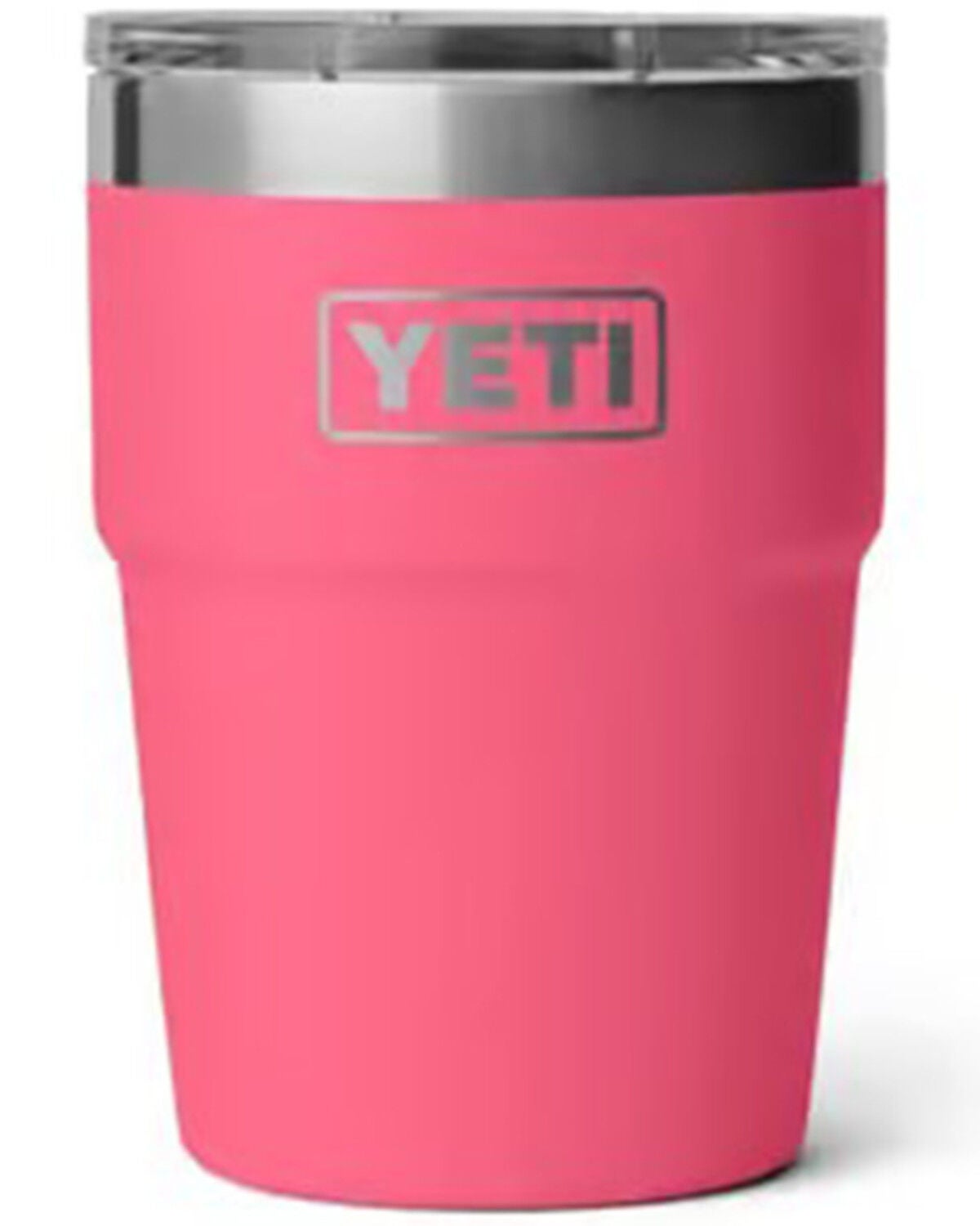 Image #1 - YETI Rambler&reg; MagSlider Lid&trade; 16oz Stackable Tumbler, Bright Pink, hi-res